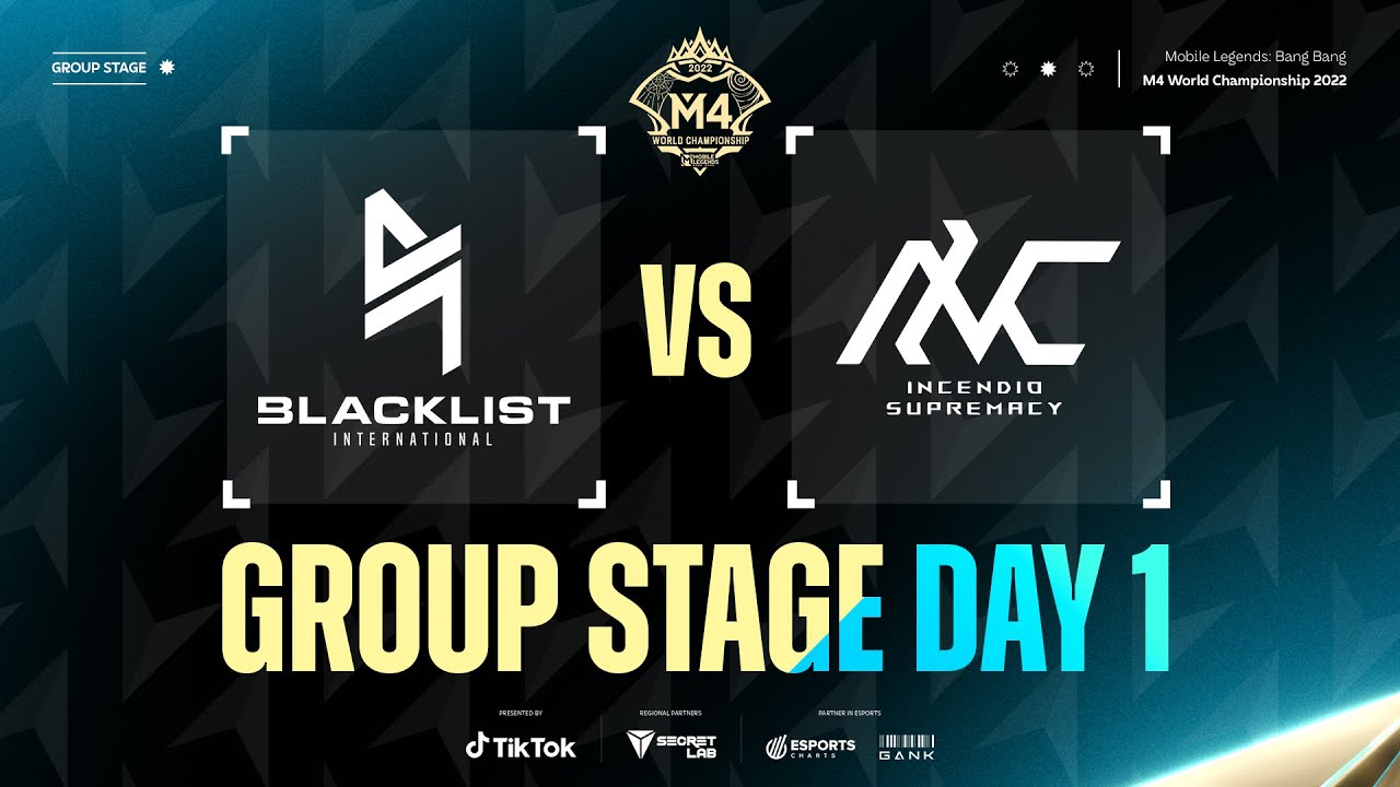 [EN] M4 Group Stage Day 1 - Blacklist International vs Incendio Supremacy