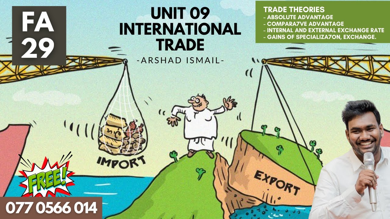 Unit 09 - Focus Area 29 - International Trade Theories - Arshad Ismail AL Economics