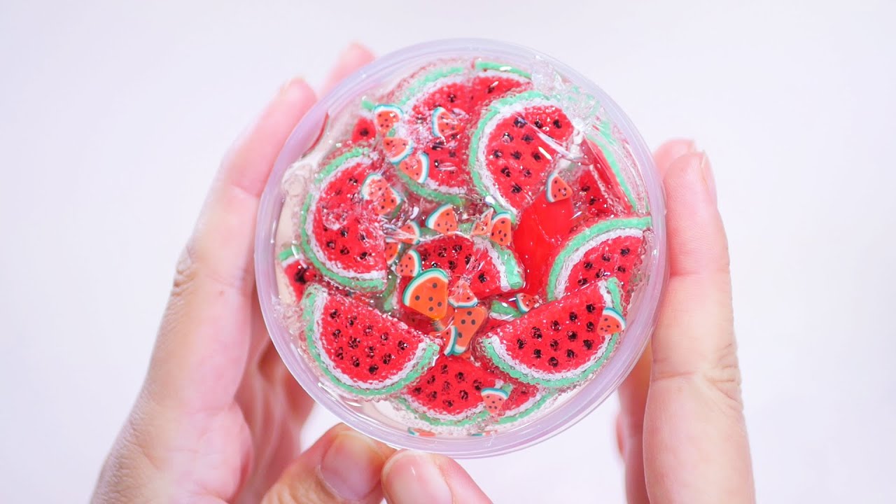 【ASMR】フルーツもりもりスライム Crunchy Fruits Candy Slime【音フェチ】