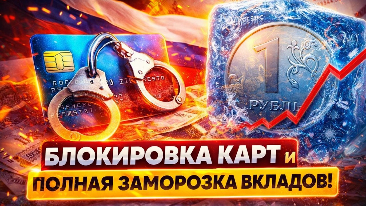 Началось! Блокировка карт и полная заморозка вкладов! Путин взялся за вклады россиян