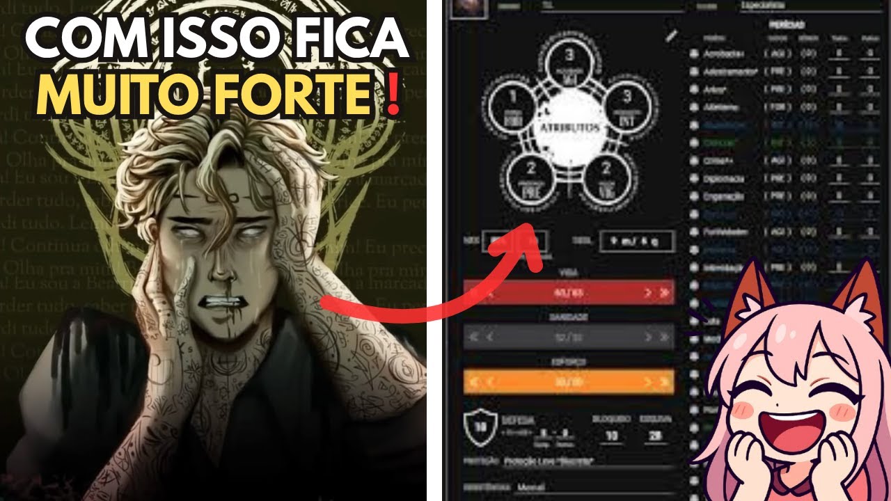 ficha de ocultista lamina paranormal-ordem paranormal
