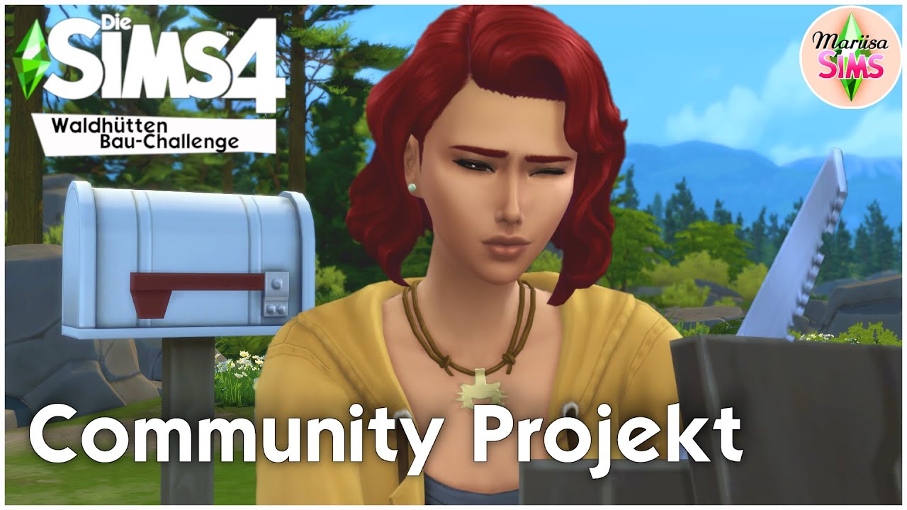 Die Sims 4 Waldhütten  Bau - CHALLENGE & Community Projekt 😍🌲