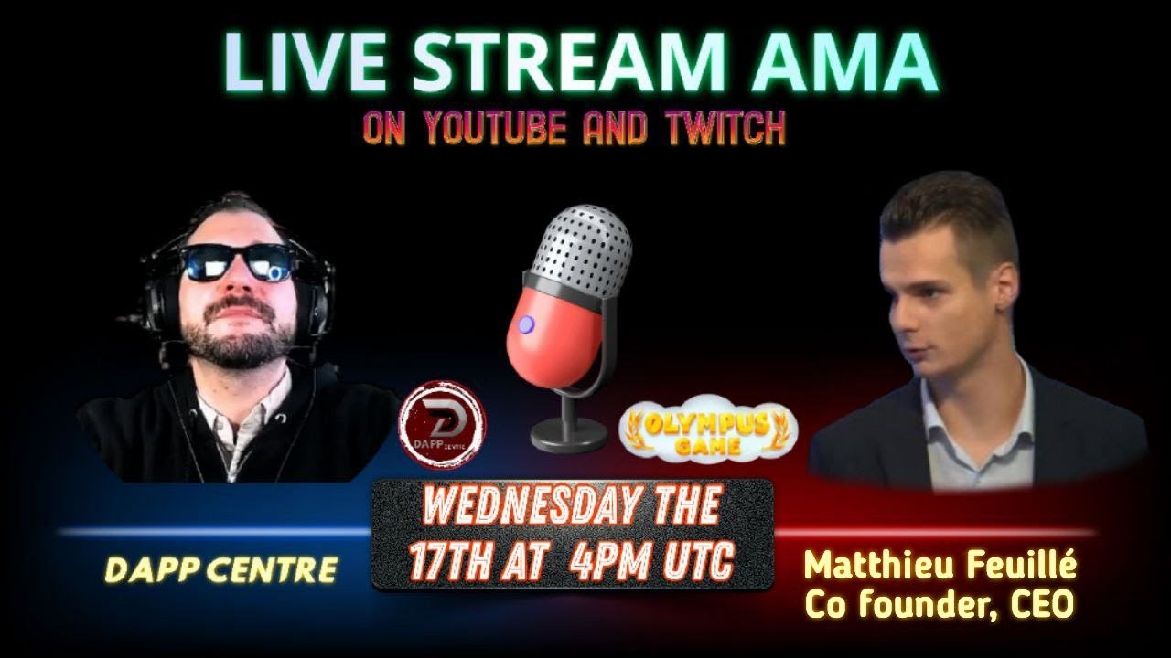 OLYMPUS GAME | LIVE AMA WITH CEO MATHIEU FEUILLE | P2E METAVERSE NFT