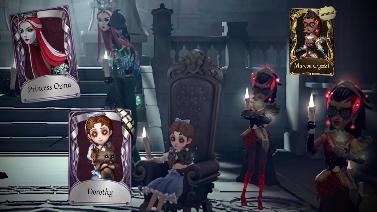 Identity V | *THE WIZARD OF OZ* FULL TAROT TEAM! | Dorothy & Maroon Crystal Gameplay