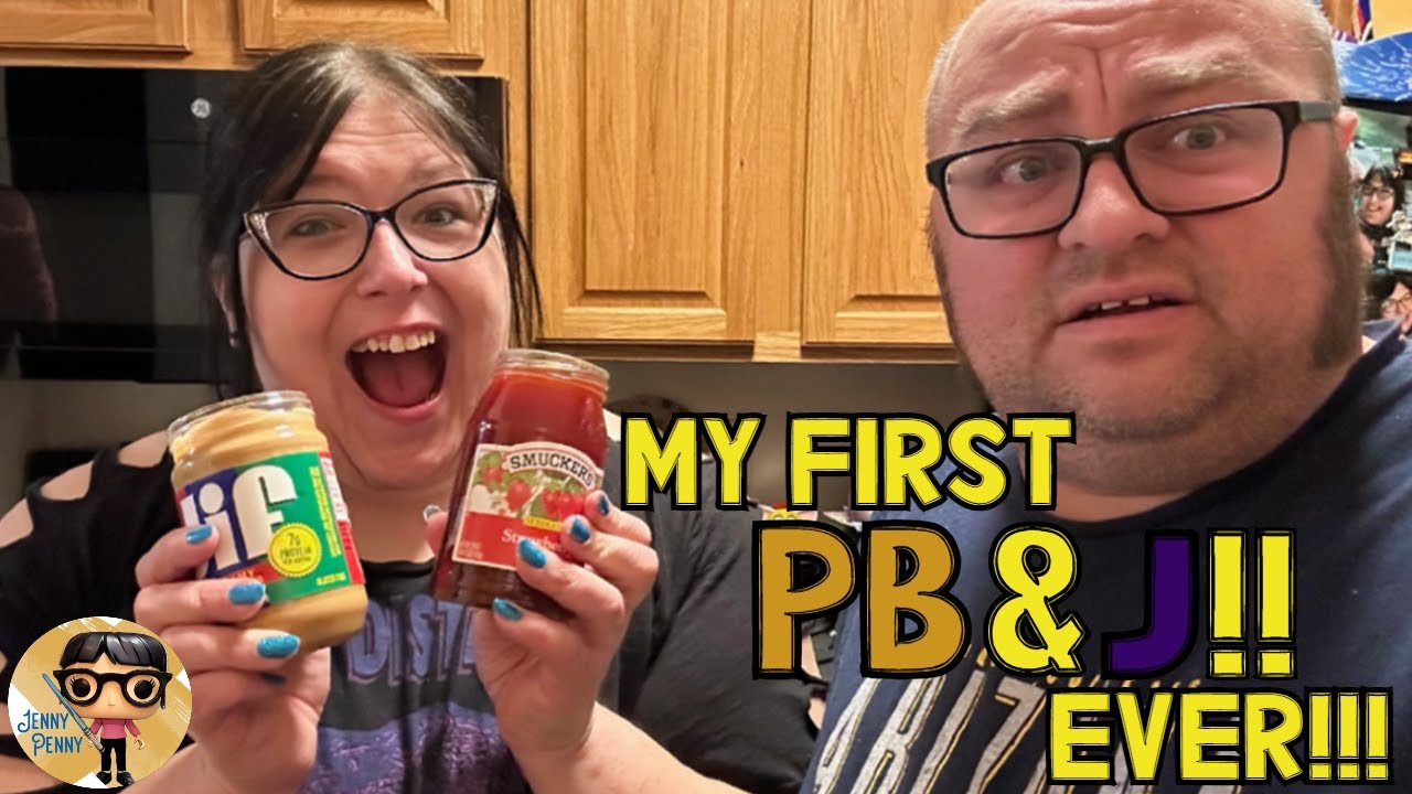 My first peanut butter and jelly sandwich and Wegmans shopping!! With Jacob the Carpetbagger!!