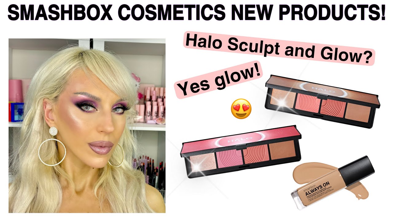 SMASHBOX COSMETICS HALO SCULPT AND GLOW PALETTES, NEW PRODUCTS REVIEW!