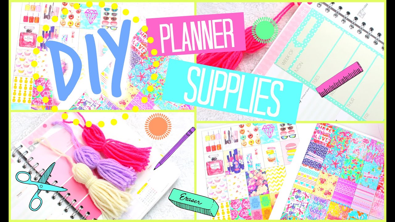 DIY Planner Stickers, Tassels & More! | #PrettyPlanning