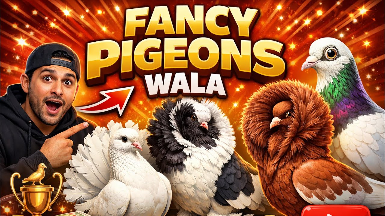 प्रीमियम फैंसी कबूतर Beautiful Fancy Pigeon Amazing Fancy Pigeon