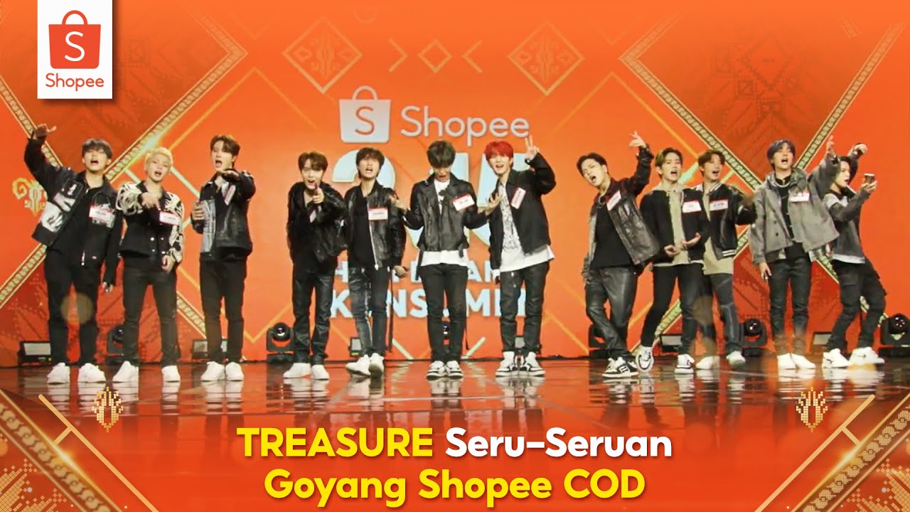 TREASURE Seru-seruan Goyang Shopee COD (INDO & ENG Sub)