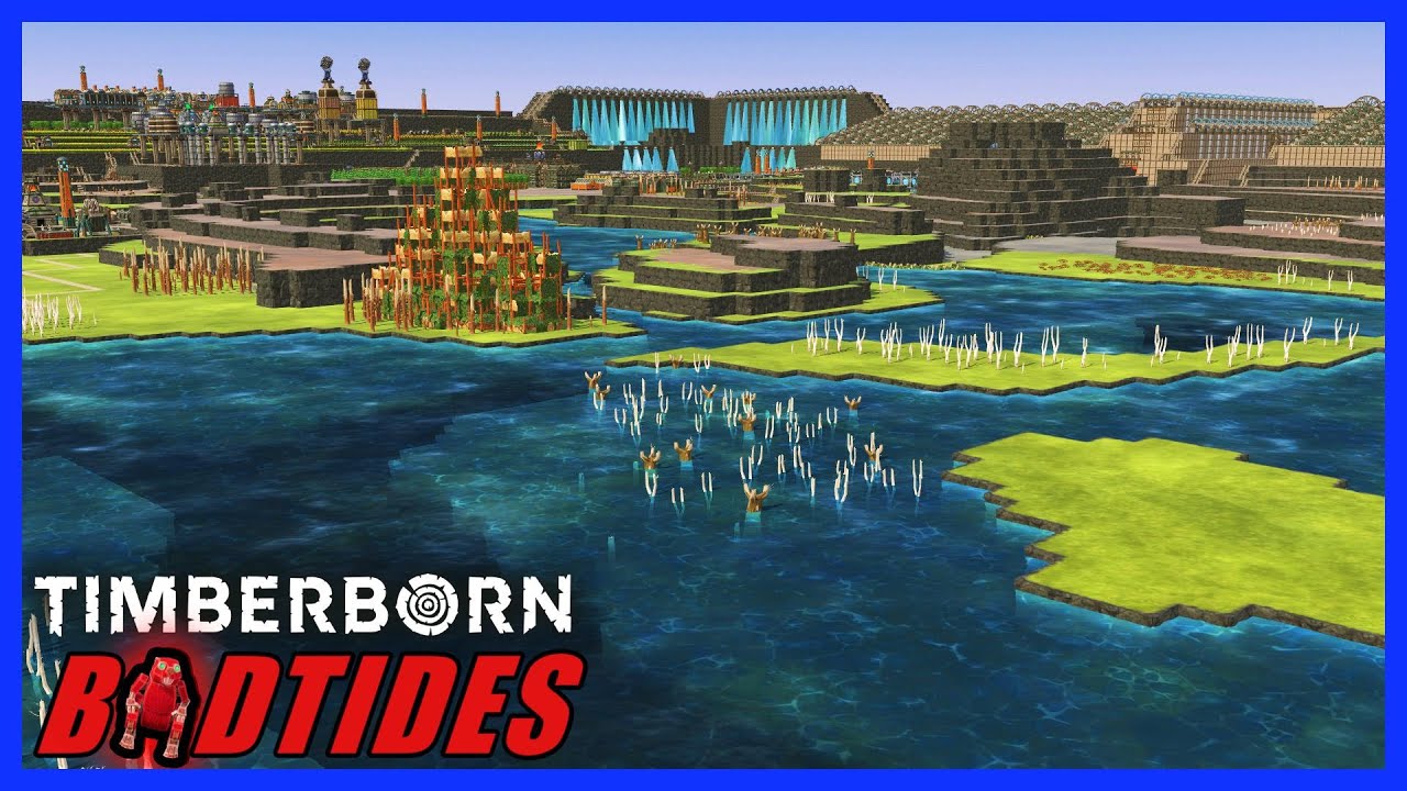 Let's FLOOD THE MAP! - Timberborn BADTIDES Ep 25 - Update 5  Hard Mode