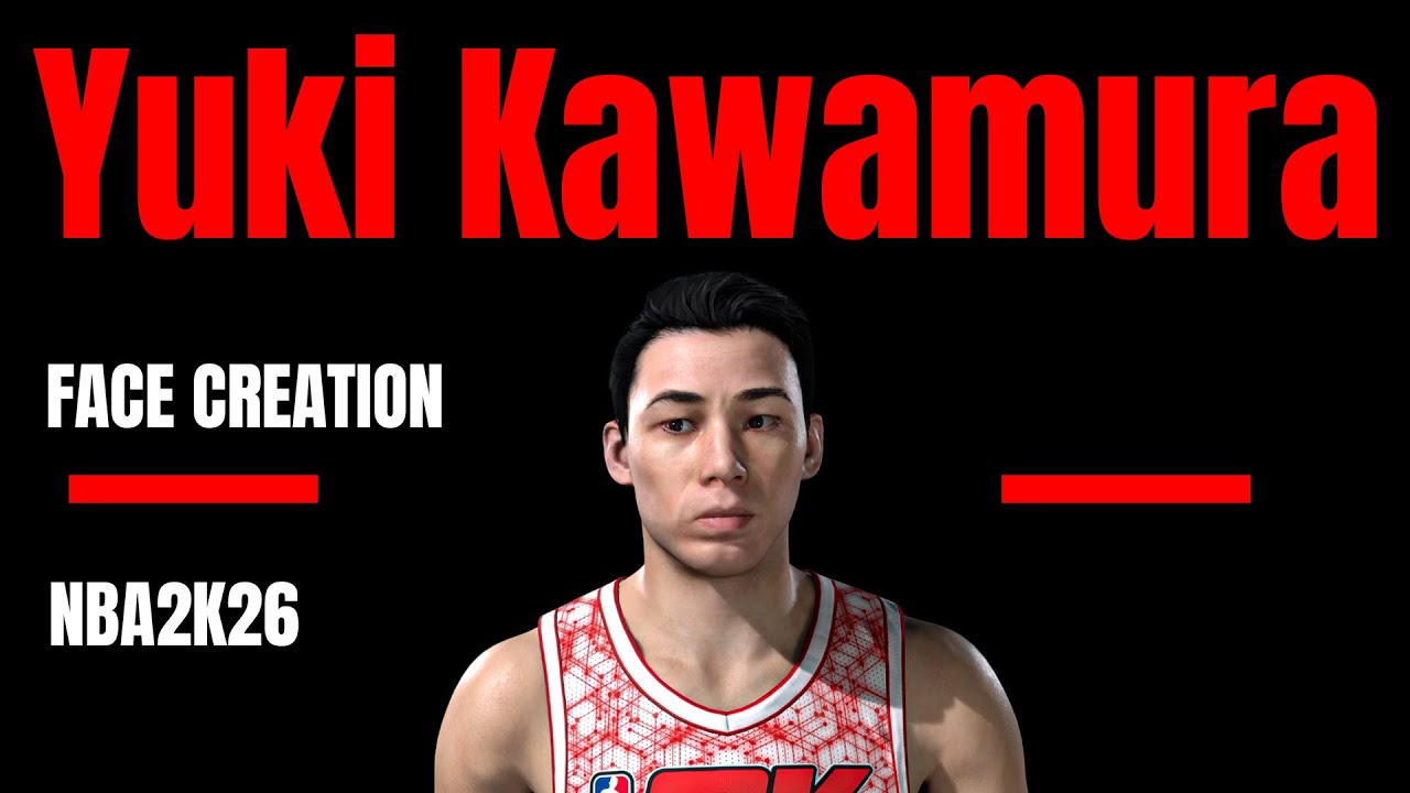 Yuki Kawamura Face Creation NBA 2K26