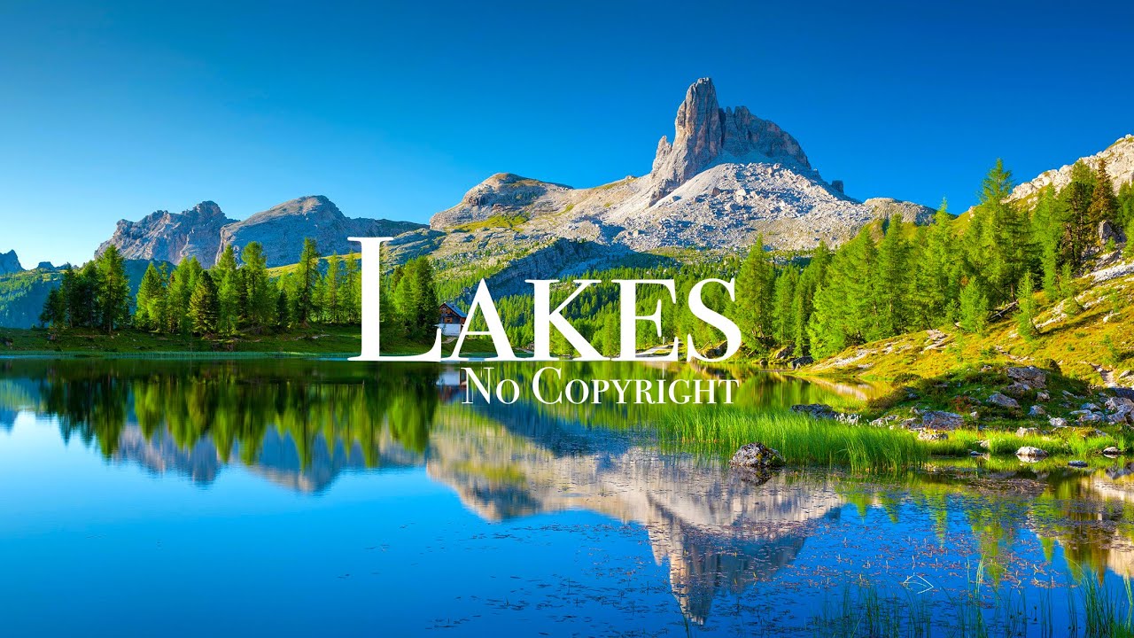 Lakes Stock Footage | No Copyright Nature Shots | Royalty free drone shots | free stock videos