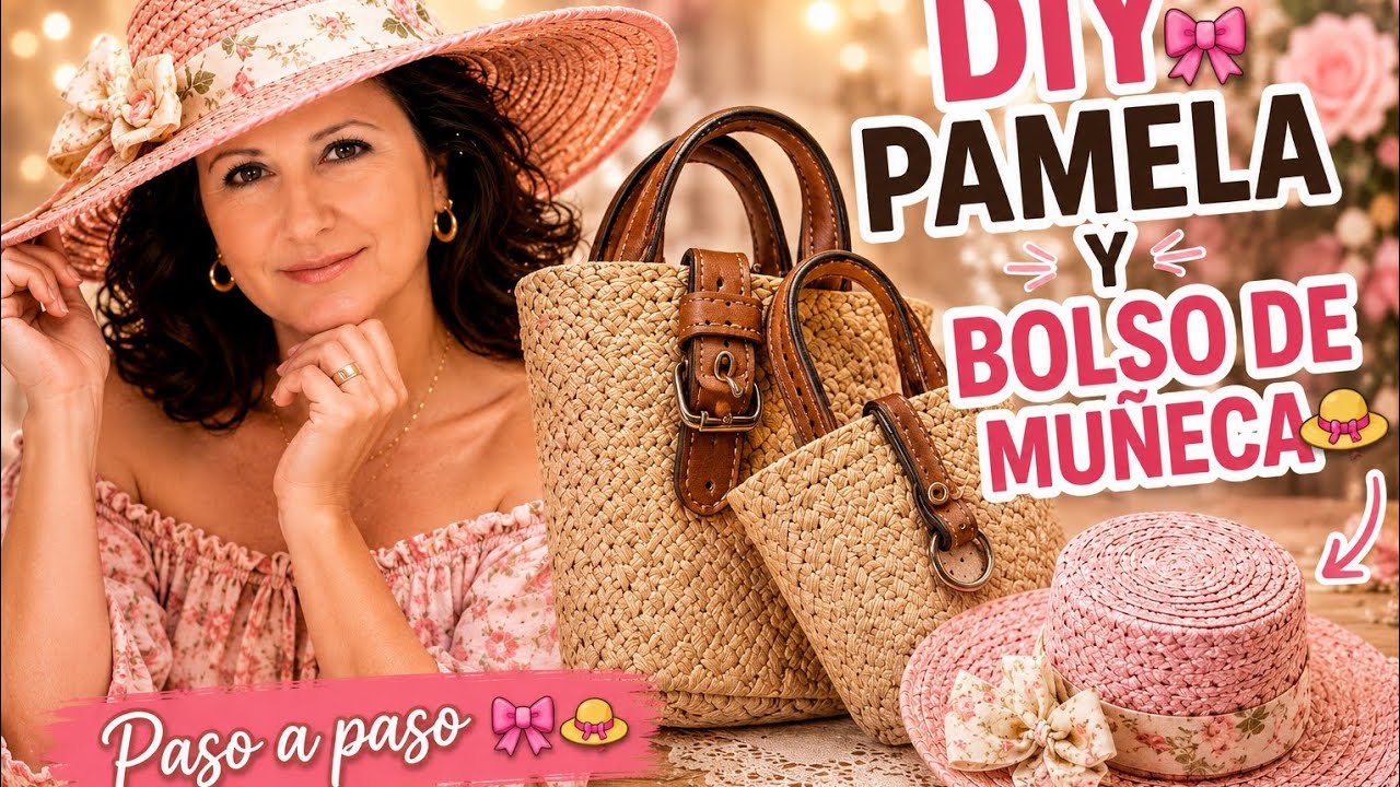 DIY/PAMELA👒 Y BOLSITO🌺 de MUÑECAS