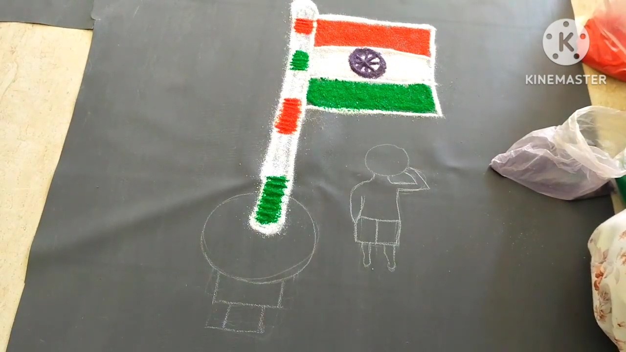 Republic day muggu