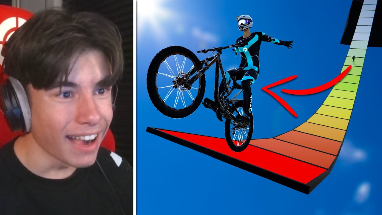 Ik mag niet op ROOD fietsen !! 😱  | Descenders