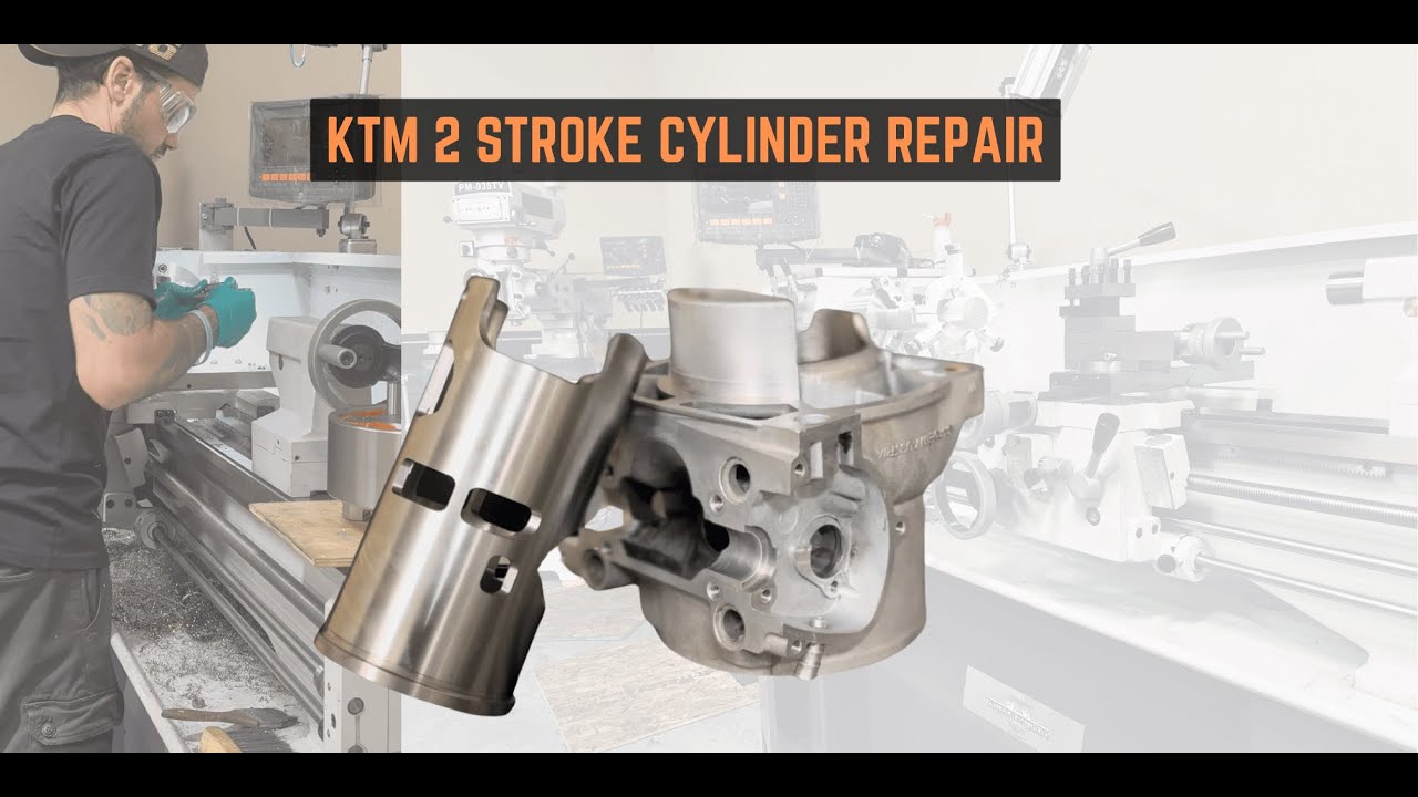 2 Stroke Cylinder Repair - Sleeving a KTM 2 Stroke Cylinder