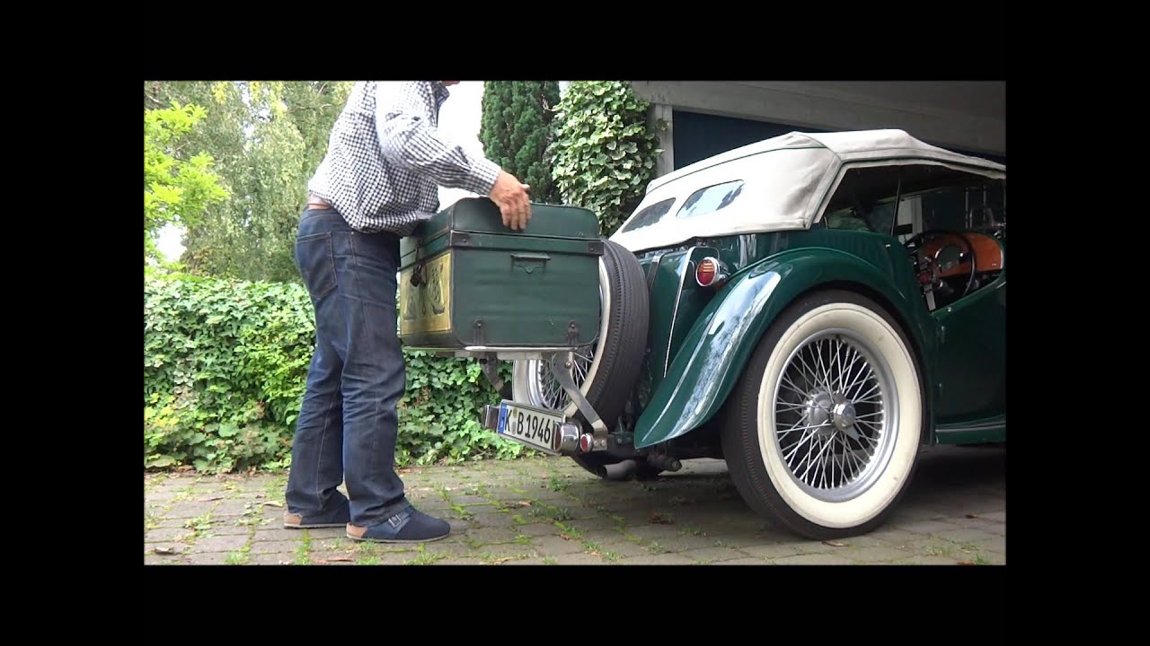 MG TC foldable luggage rack