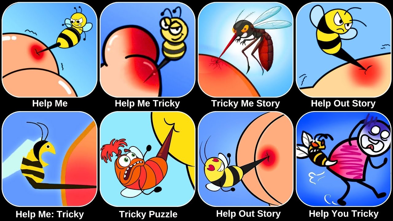 Help Me Tricky Puzzle,Help Me Tricky Story,Help Me Brain,Draw To Smash,Ragdoll Break,Hide Ball