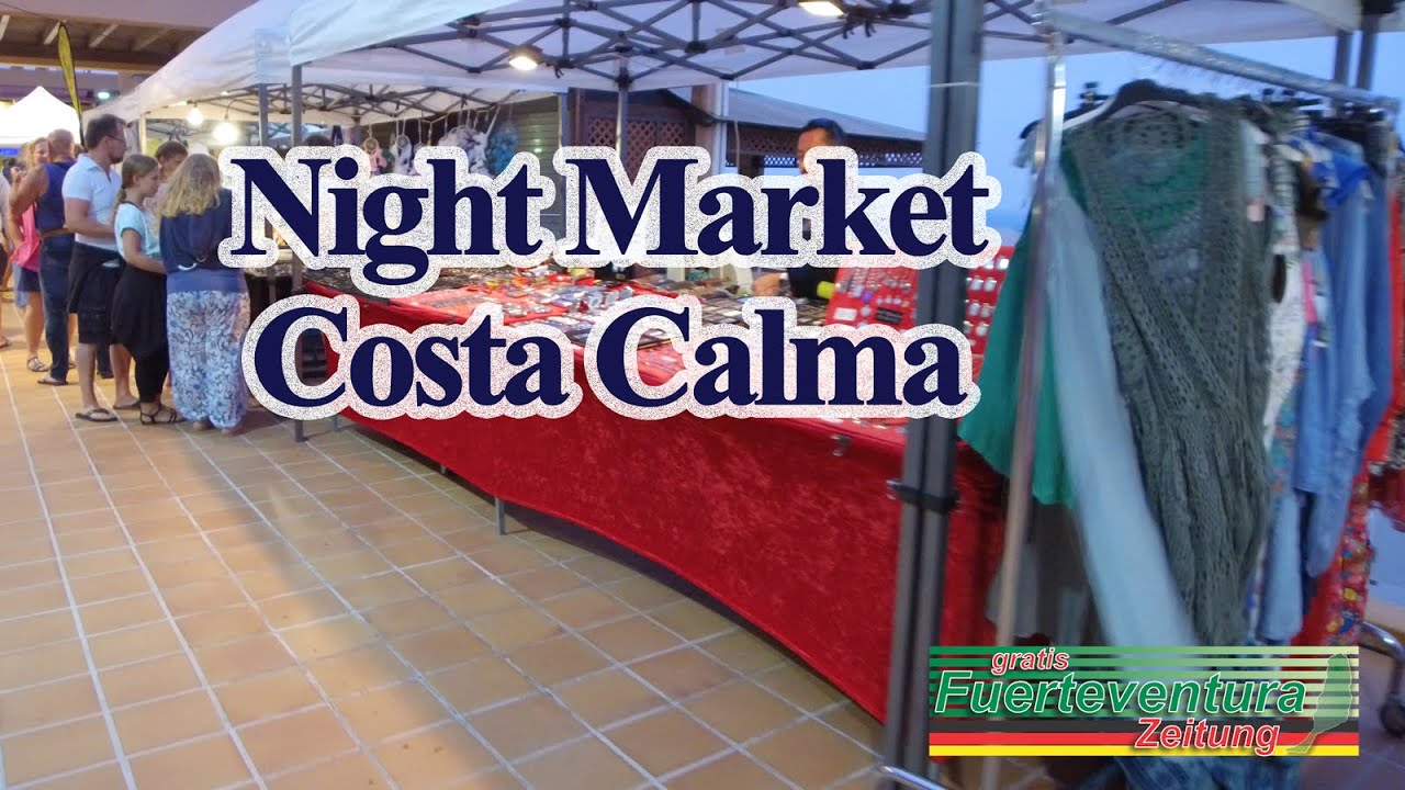 Night Market Costa Calma 2019 - 4K
