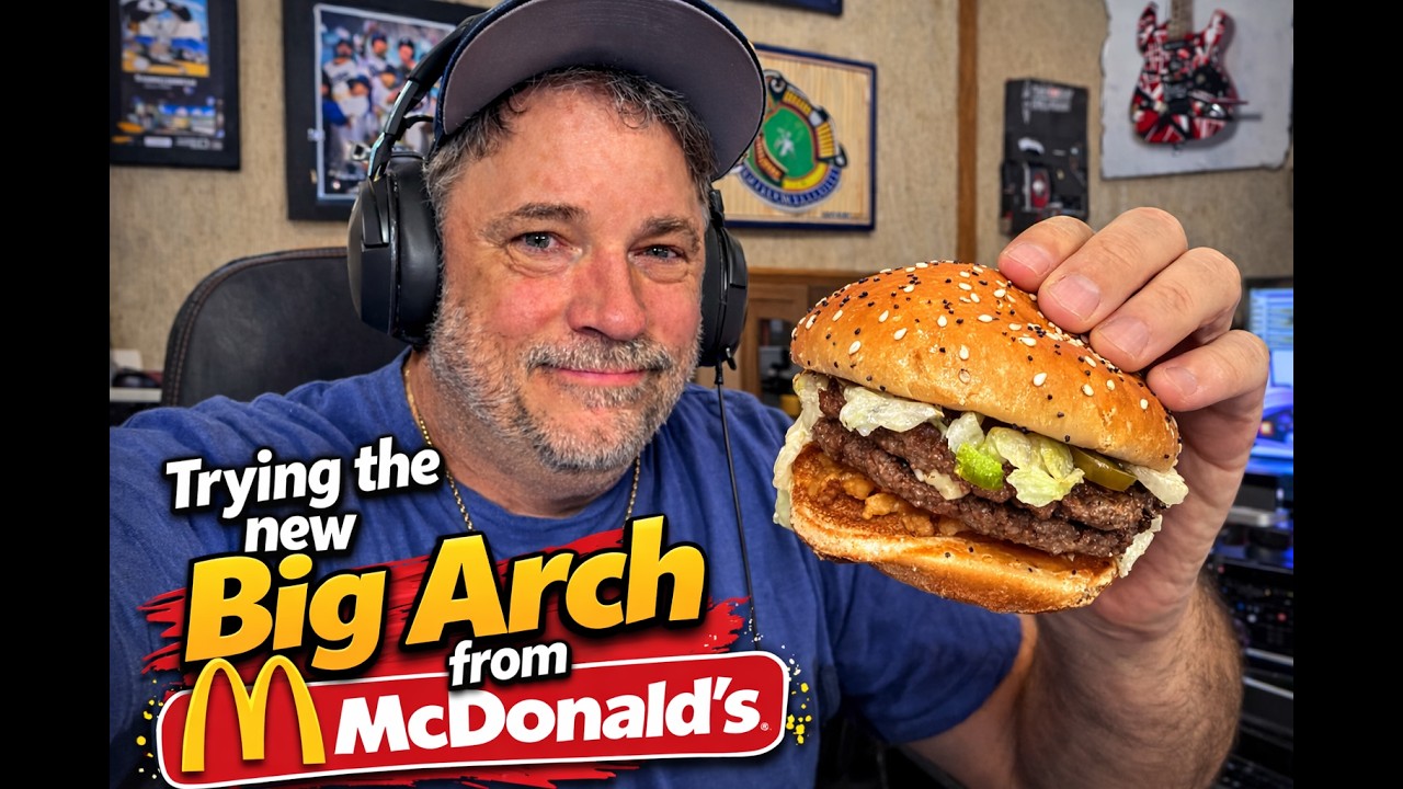 Trying the NEW Big Arch from McDonalds