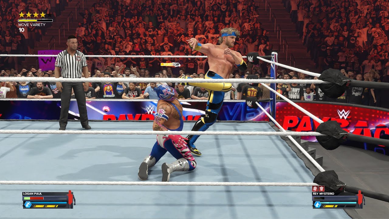 FULL MATCH: Logan Paul vs Rey Mysterio | Payback 2025 | WWE 2K24 Gameplay