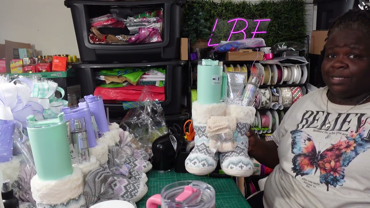 The Road To the Holidays Gift Idea DIY Slipper Boot Gift Ideas