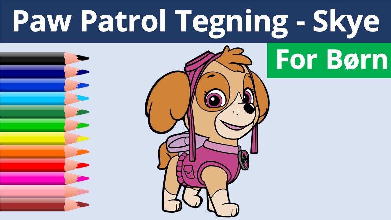 Tegn Paw Patrol: Lær at Tegne Dine Yndlingshunde!