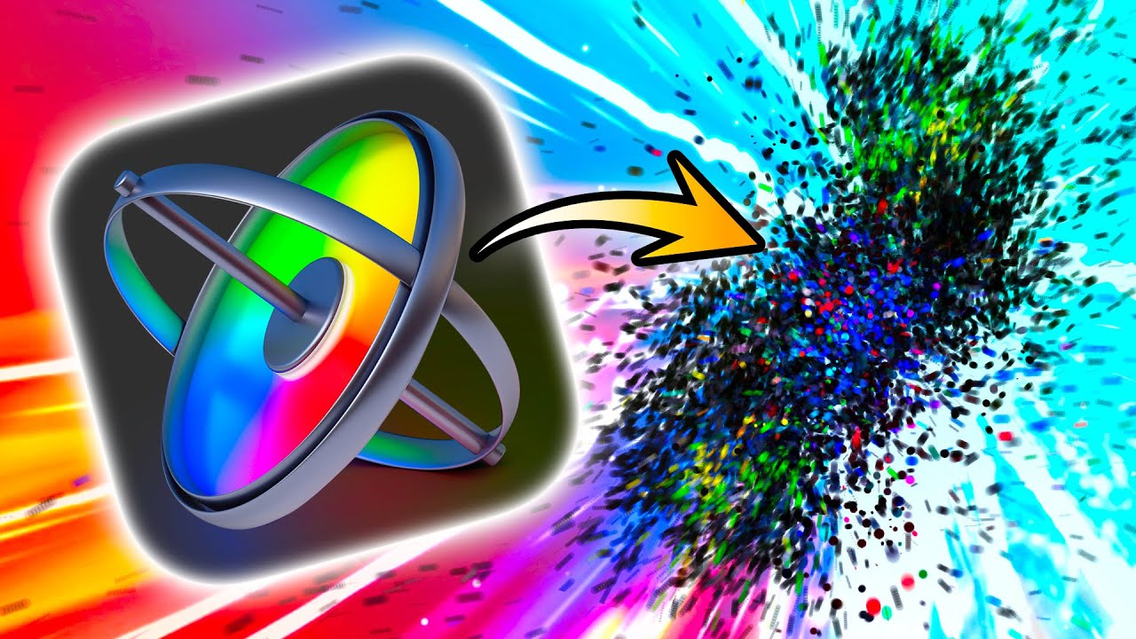Blow up stuff with particles in Apple Motion
