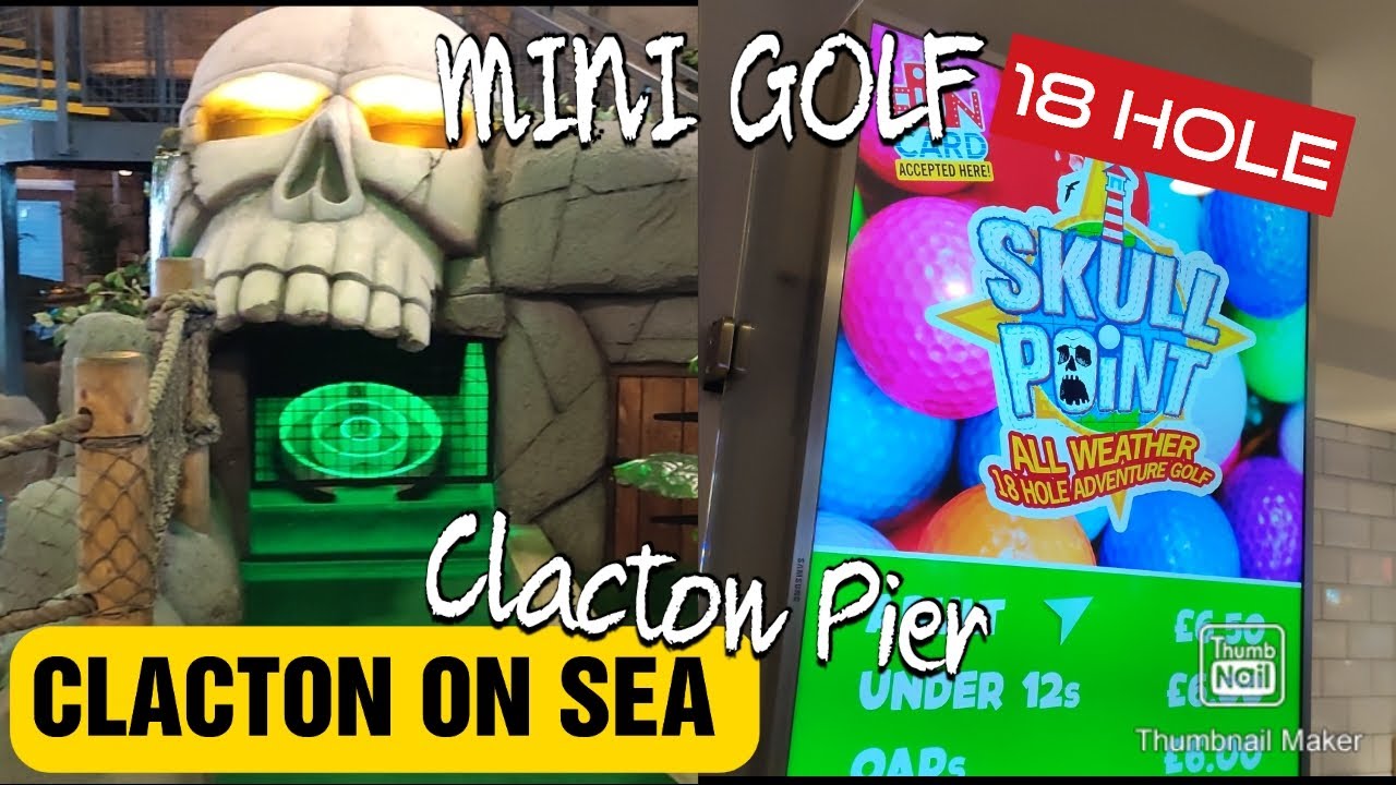 Clacton On Sea Adventure Mini Golf 18 Hole Tour Review / What to expect / Clacton Pier ⛳⛳🏌️🏌️‍♂️