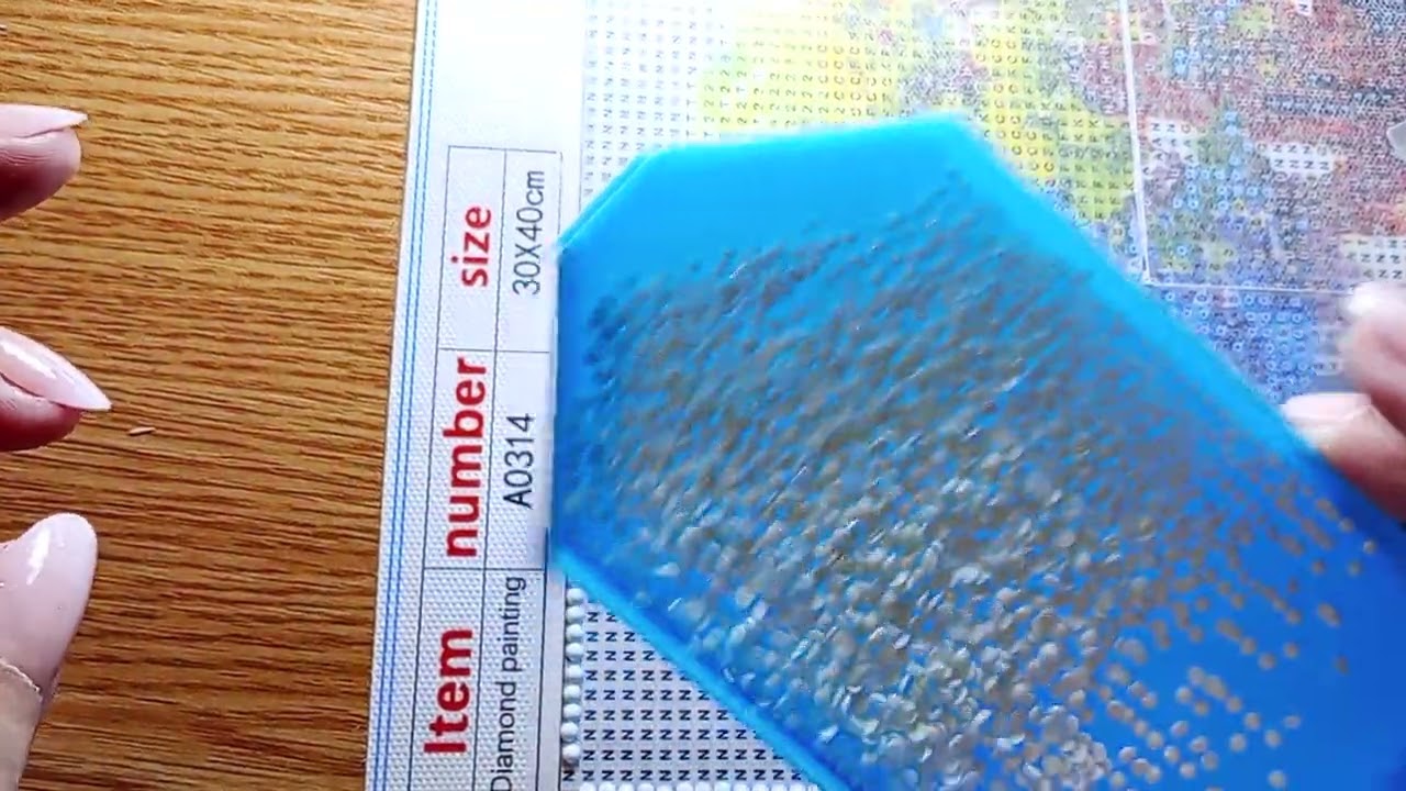 Diamond Painting. ASMR Lucrăm la 