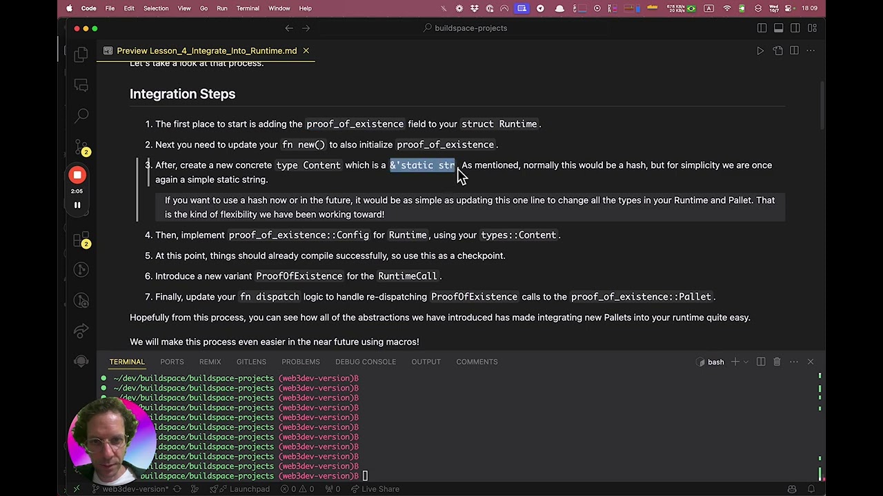 Rust #5.4 - Integrating Proof of Existence Pallet in your Runtime