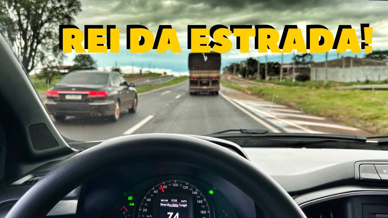 AZERA 3.3 265CV ACELERANDO E FUI NA COLA COM A STRADA TEIMOSA!