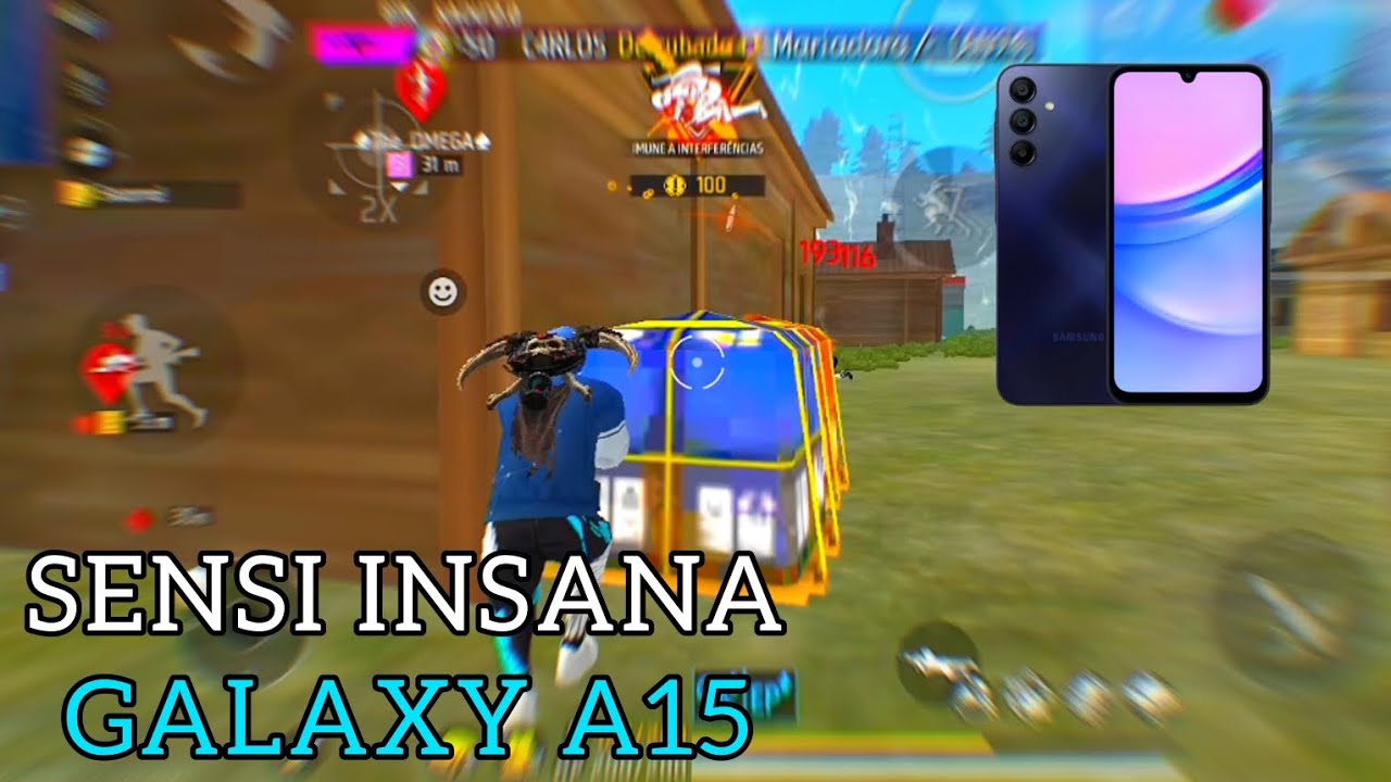 MELHOR SENSI + DPI GALAXY A15 NOVA ATUALIZA&Ccedil;&Atilde;O FREE FIRE 2026