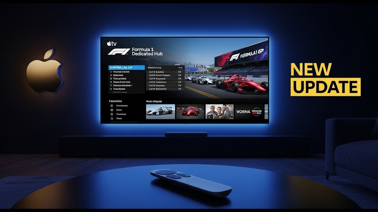 APPLE TV 2026: Смотрите Формулу-1 на Apple TV! Новое обновление 