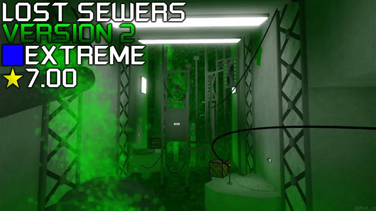 [NEW ID IN DESC!] Roblox: FE2 Community Maps - Lost Sewers V2 (Baseline Extreme)