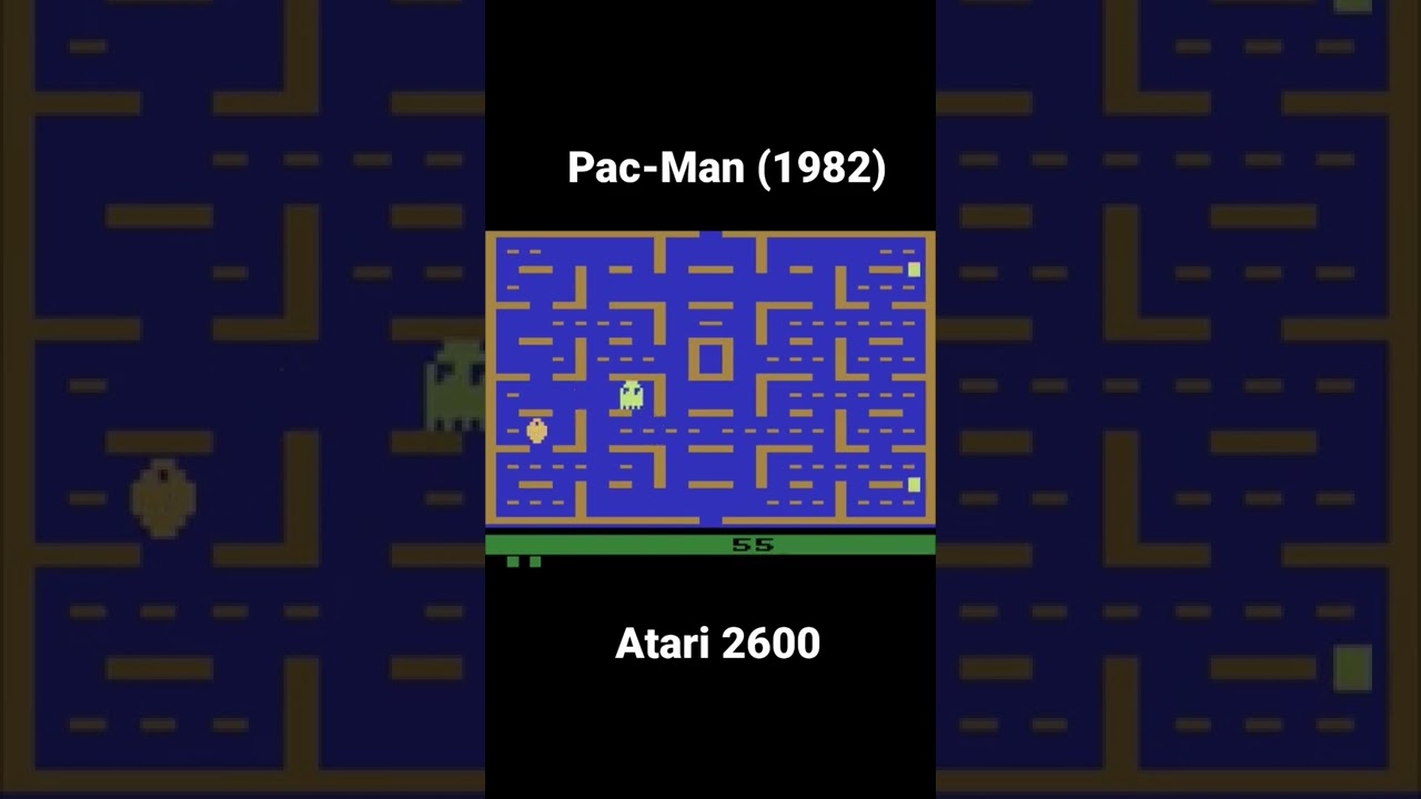 Pac-Man - Atari 2600 (1982) #shorts #gaming