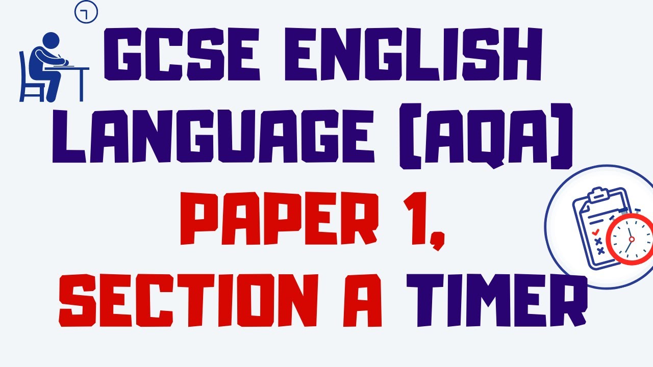 AQA English Language Paper 1, Section A 50-Minute Timer With Ambient Sounds ASMR