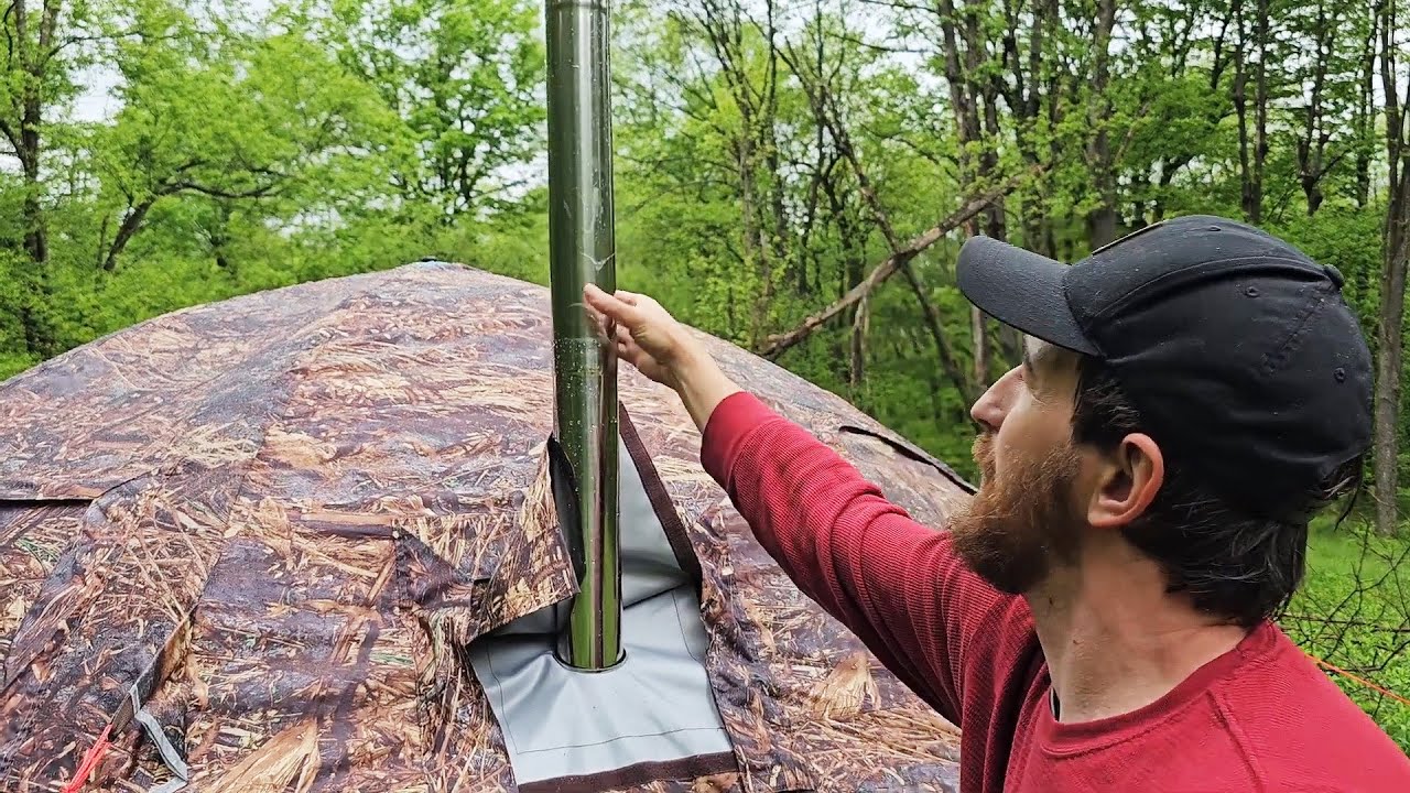 НЕВЕРОЯТНАЯ 💥 ЖАРКАЯ ПАЛАТКА 🔥 UP-5 с ПЕЧЬЮ от RBM OUTDOORS. Подробный обзор от Woodsbound Outdoors