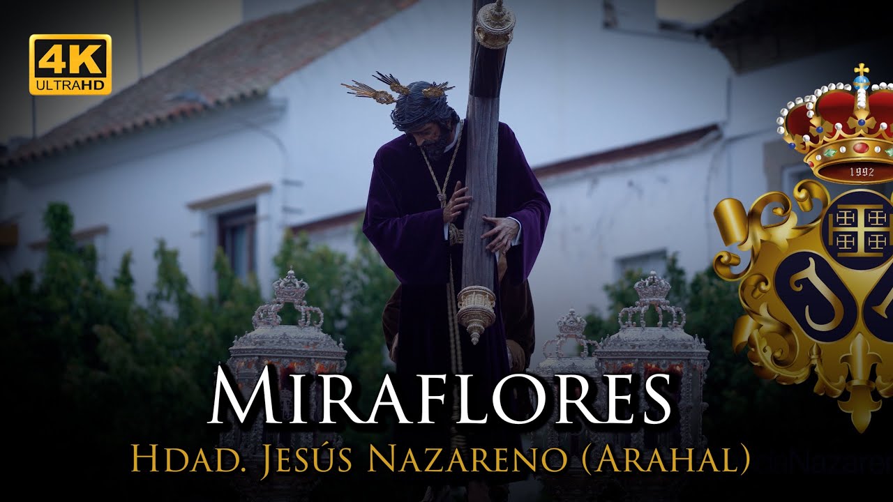 4K | NAZARENO ARAHAL - C/MIRAFLORES | MADRUGÁ [Banda Nazareno Arahal] 2025