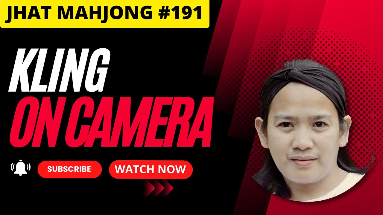 Jhat Mahjong Series #191 PEOPLE'S CHAMP - KLING ON CAMERA