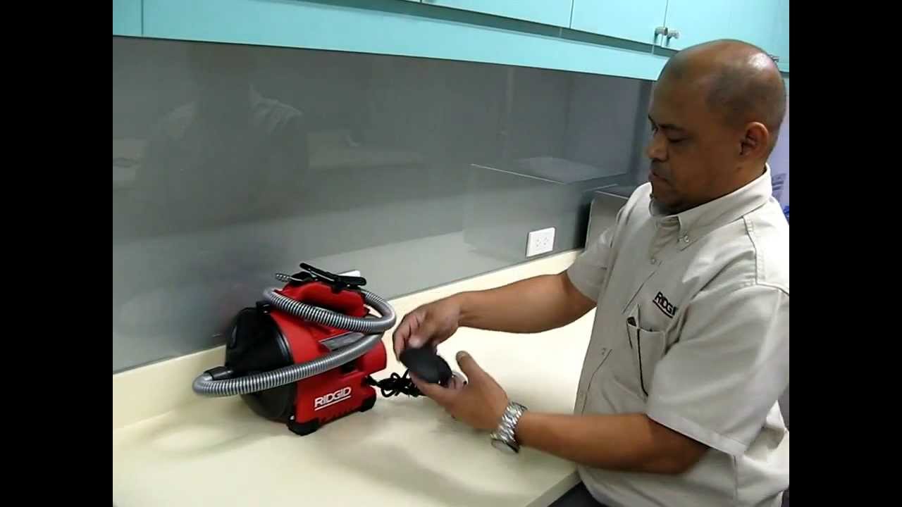 Desentupidora Elétrica de Pias e Serviços Leves Auto Clean - Ridgid