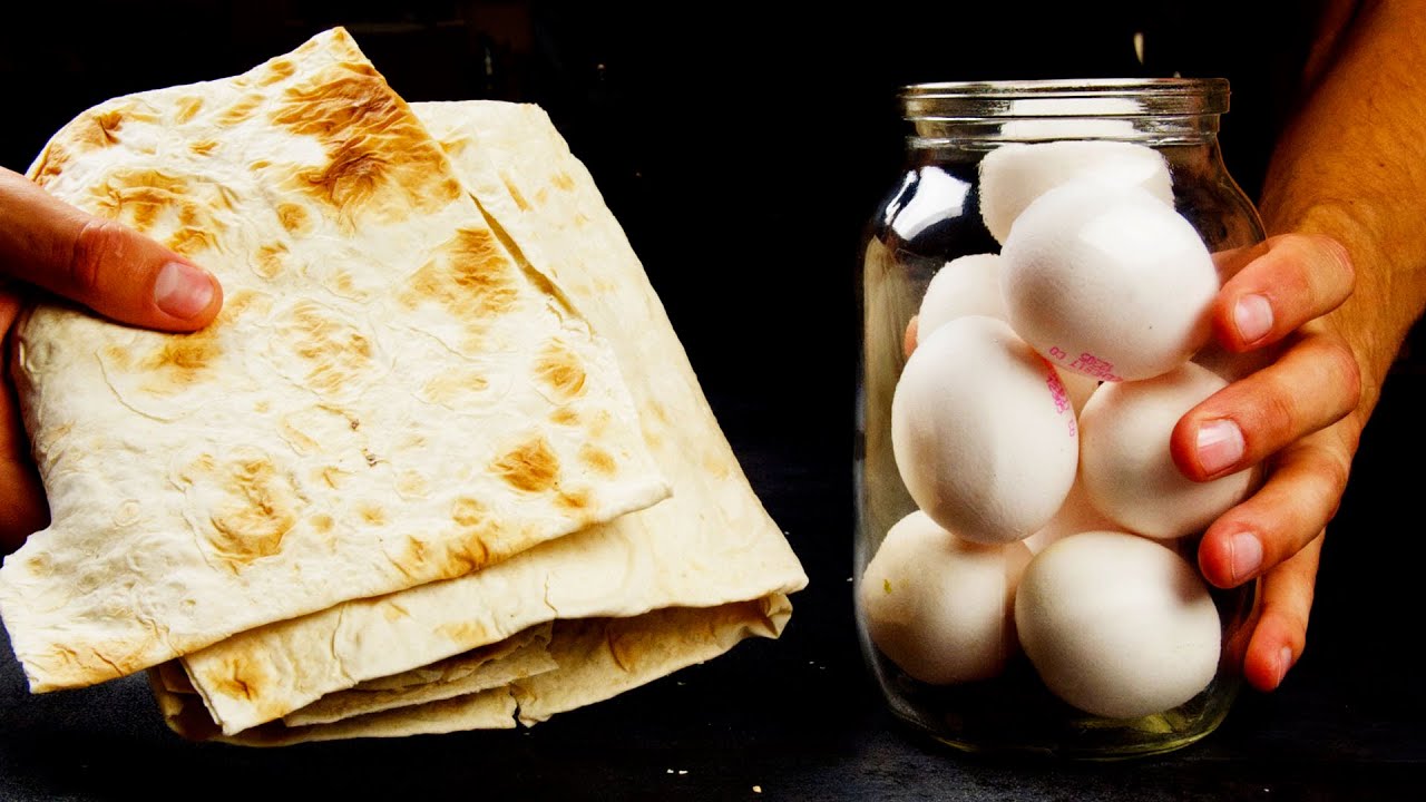 Just Tortilla And Jar Of Eggs! Better Than Tacos And Easier Than Pizza!!!