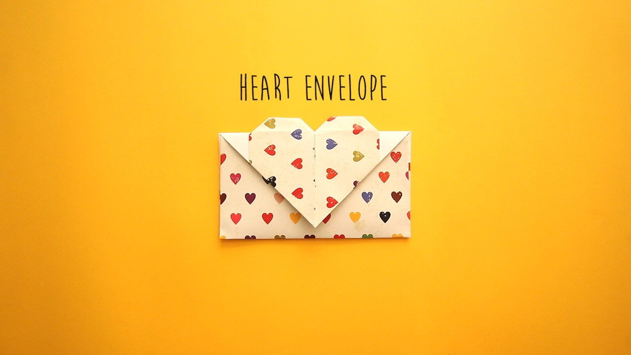 DIY Heart Envelope Tutorial | Easy Origami Heart Envelope for Beginners