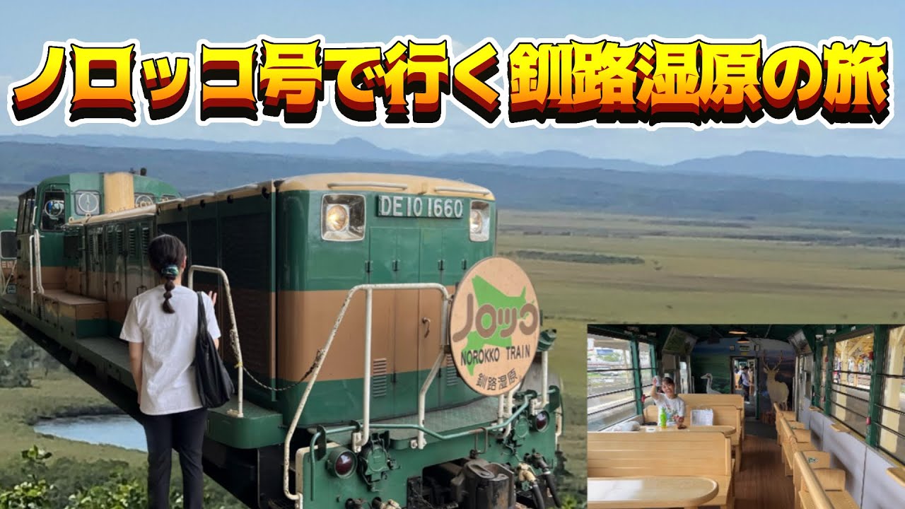 【北海道旅】ノロッコ号でのんびり走り抜ける釧路湿原の旅