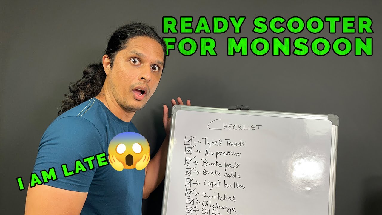 Pre-Monsoon Scooter Checklist: Things You MUST Do Before It Rains! | English