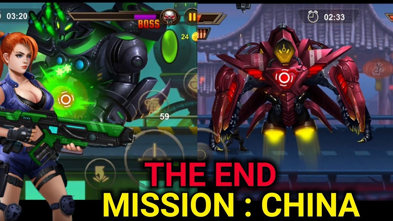 ​Metal Squad : Mission China THE END Level 11 Boss Gameplay [Android/iOS] Full Upgread [HD]