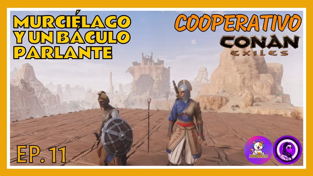MURCIÉLAGO Y UN BÁCULO PARLANTE - CONAN EXILES - COOPERATIVO - Episodio 11 con  @jonagamplays4734 ​