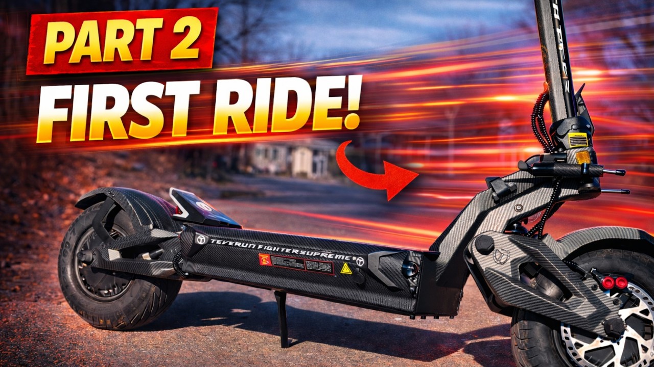 FIRST RIDE on the Teverun Fighter Supreme 7260r v5