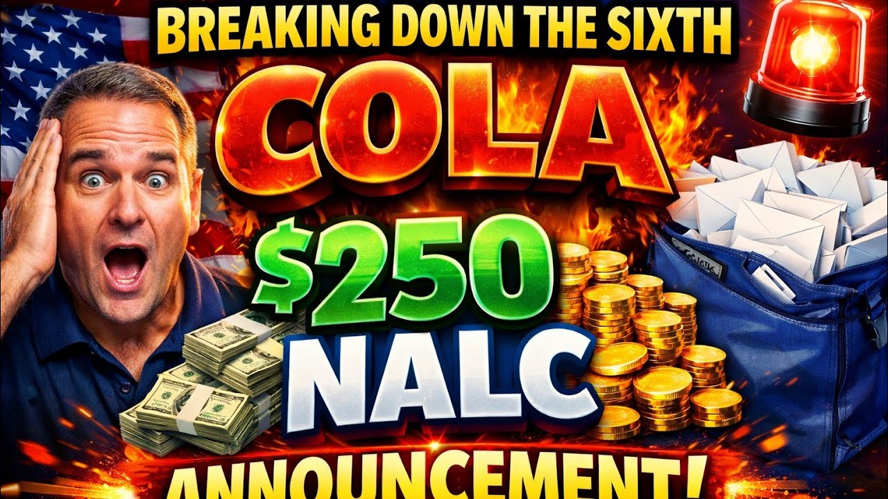 📈Breaking down the sixth COLA $250 NALC announcement📈