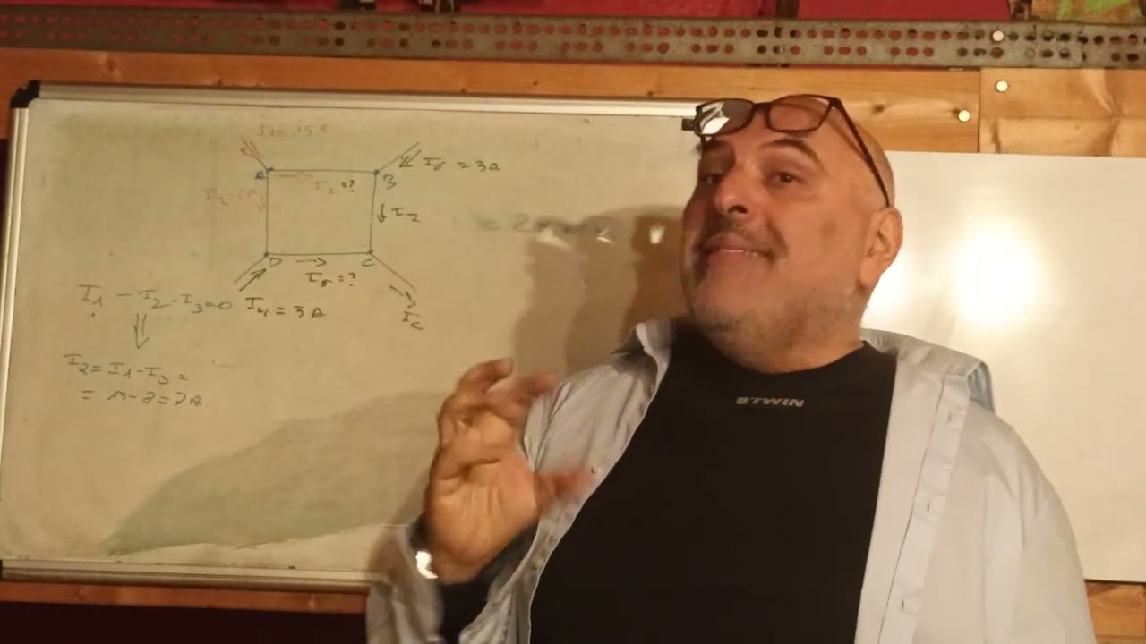 Fisica: Lezione sull'analisi di un circuito elettrico, 15 gennaio 2026